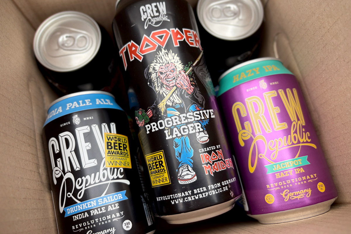 Iron Maiden Meets IPA – Geschenkpaket + CREW Republic Pint Glas