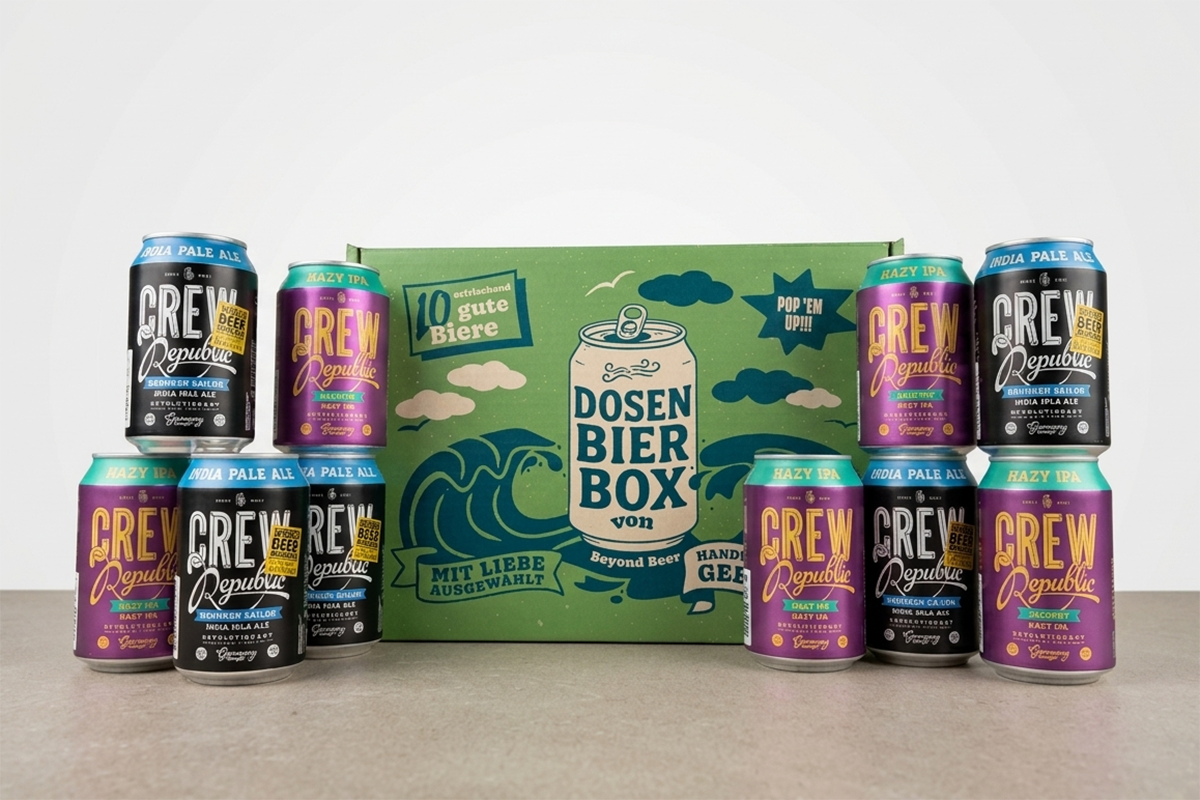 CREW Republic IPA Geschenkbox mit 10 Dosen