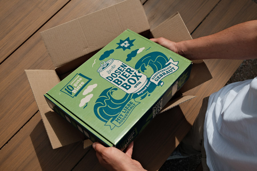 Beyond Beer Die Bier Box Grün Versand