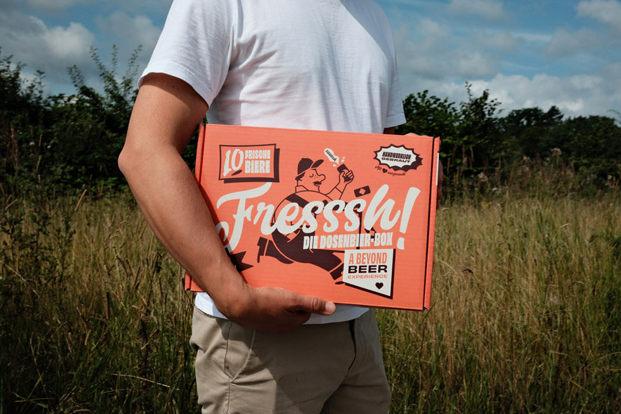 Beyond Beer Die Bier Box Rot Tragen